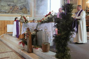 Fotografie din cadrul Sfintei liturghii Fotografie din cadrul Sfintei liturghii
